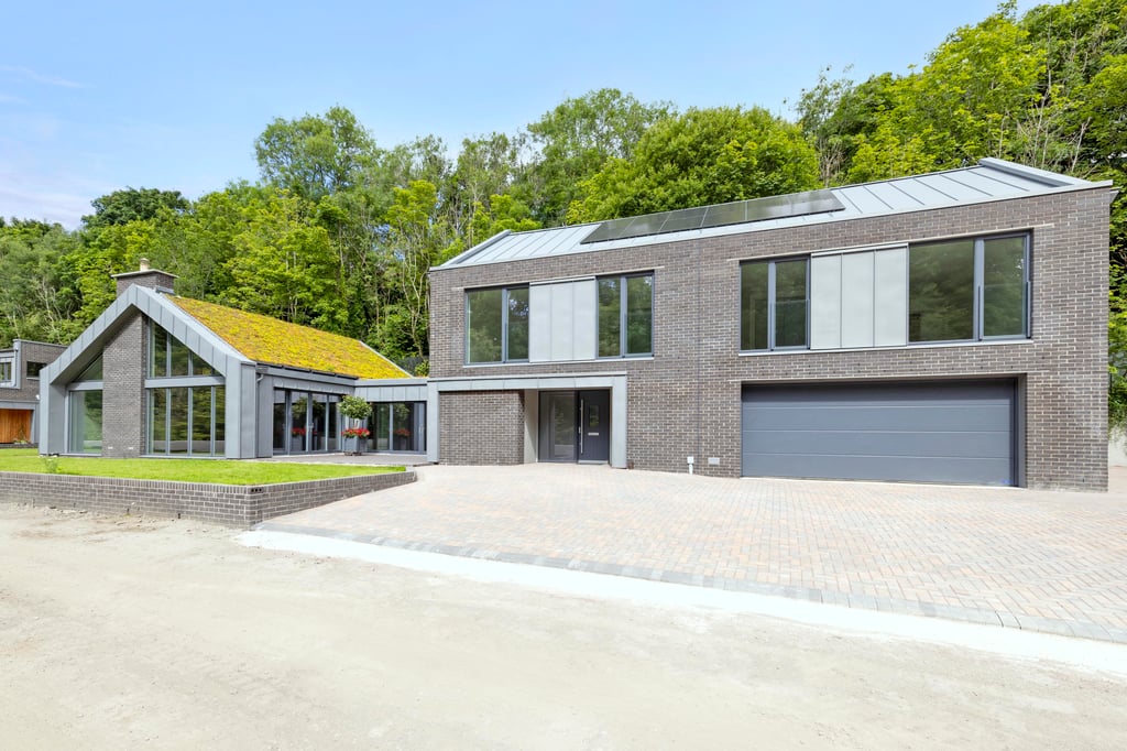 Property PR photographs of stunning eco home in Baberton Loan, Edinburgh