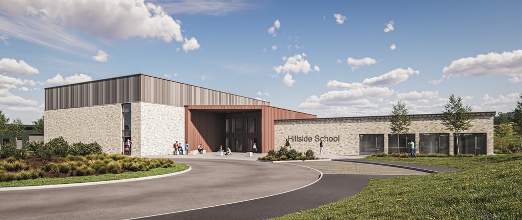 New specialist school campus to be developed in Aberdour showcased by property PR.