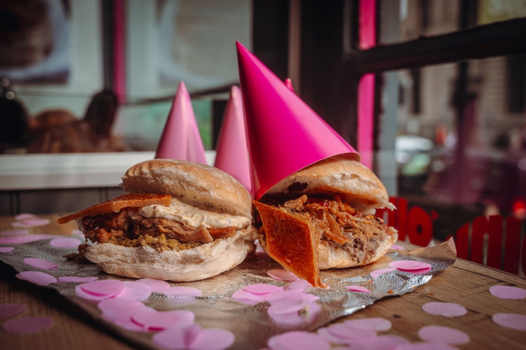 Oink's pulled pork rolls will be available for £2.50 for one day only