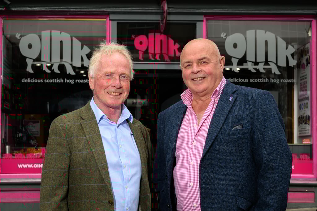 Oink owners Adam Marshall (Pink shirt) and Sandy Pate | Food and drink PR