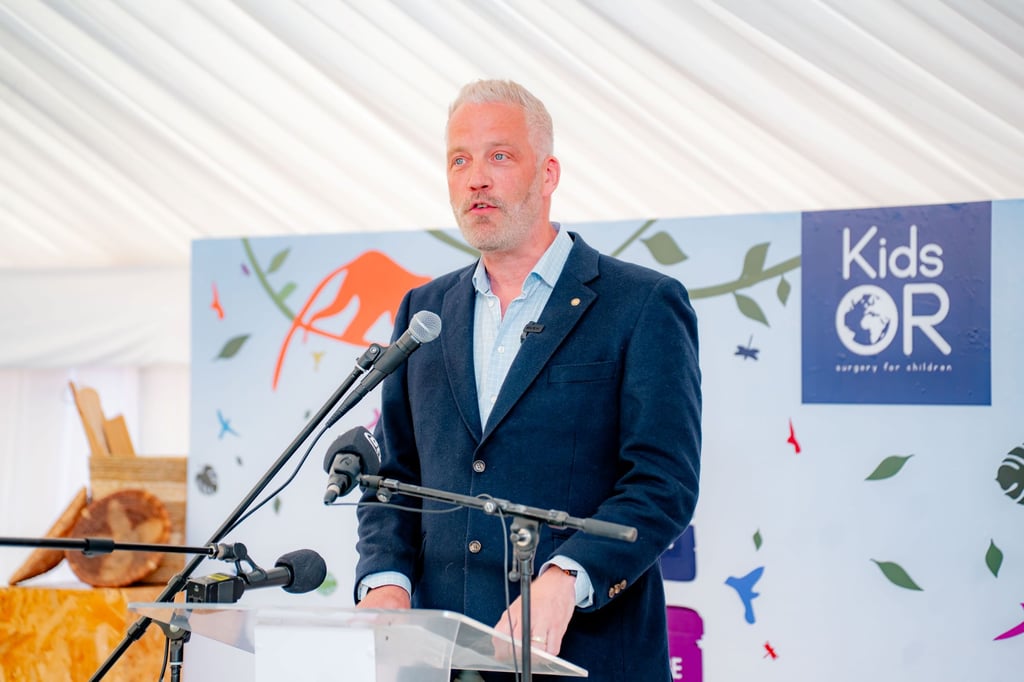 Garreth Wood, co-founder of KidsOR, said that every child has a right to surgery, as showcased by Charity PR.