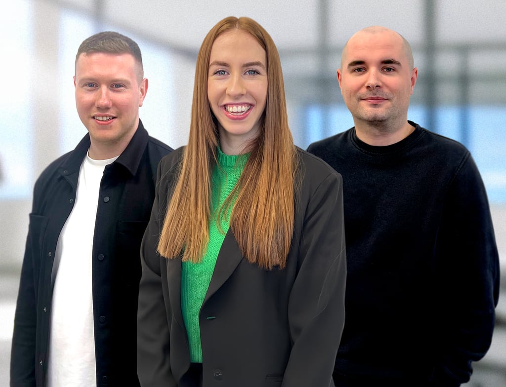 Growth at leading cloud software firm captured in tech PR photography as five new graduates join Eureka Solutions in a year