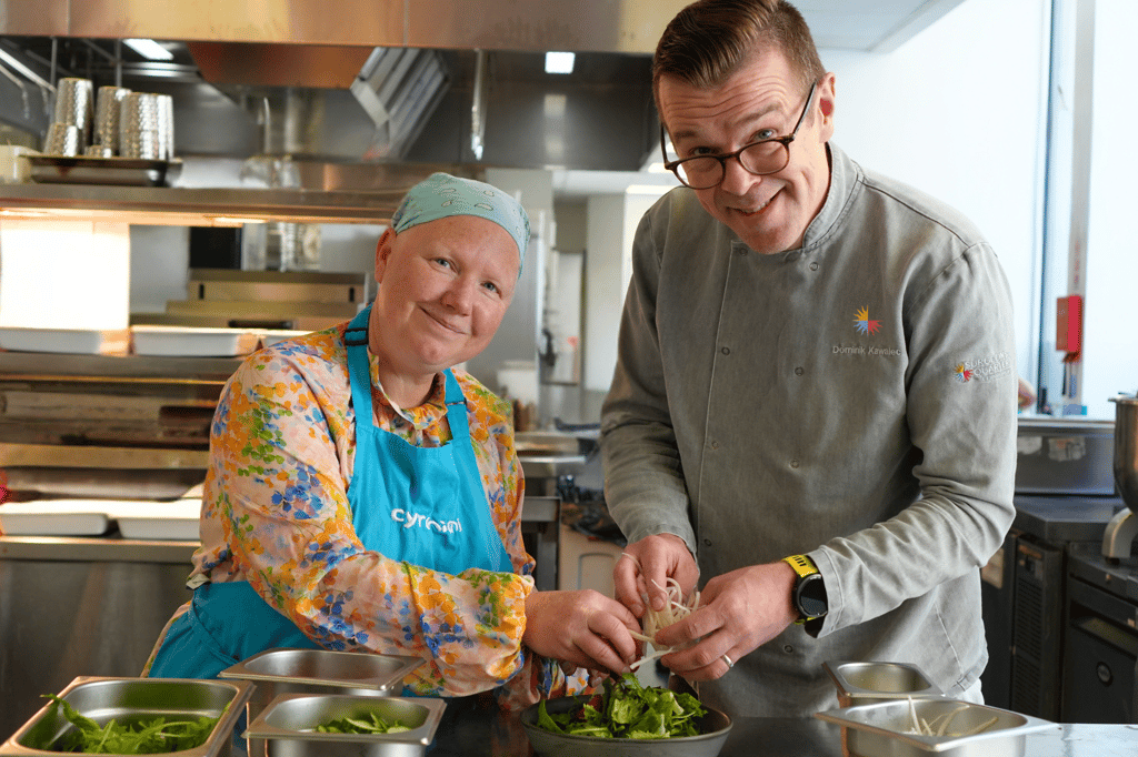Sue O'Neill-Berest and Dominik Kawalec are creating the bespoke menu for flagship fundraising event in Food and Drink PR Photography