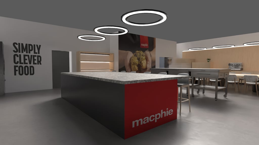 Food and Drink PR photography shows Dubai mock up Internal Office-Counter