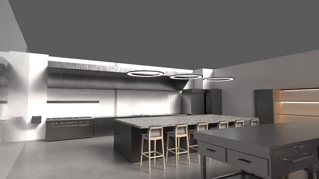Dubai Internal Office-Kitchen featured in Food and Drink PR photography
