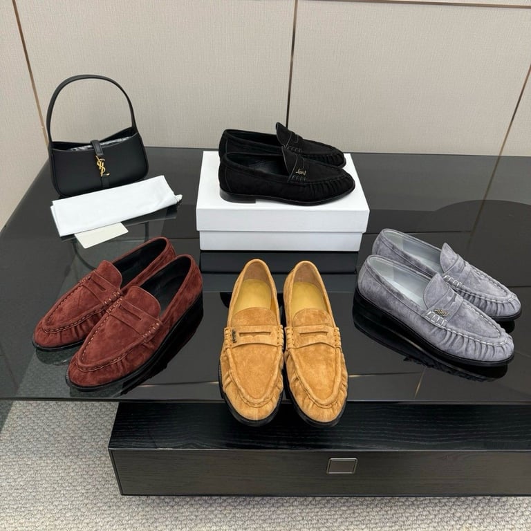 Saint Laurent Le Loafer Monogram Penny Loafers - 4