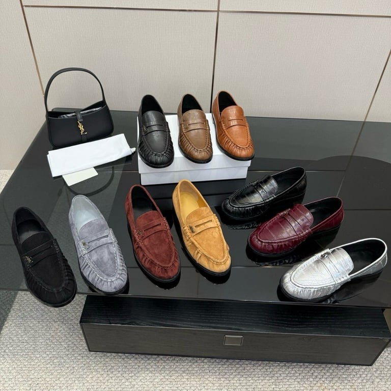 Saint Laurent Le Loafer Monogram Penny Loafers - 5