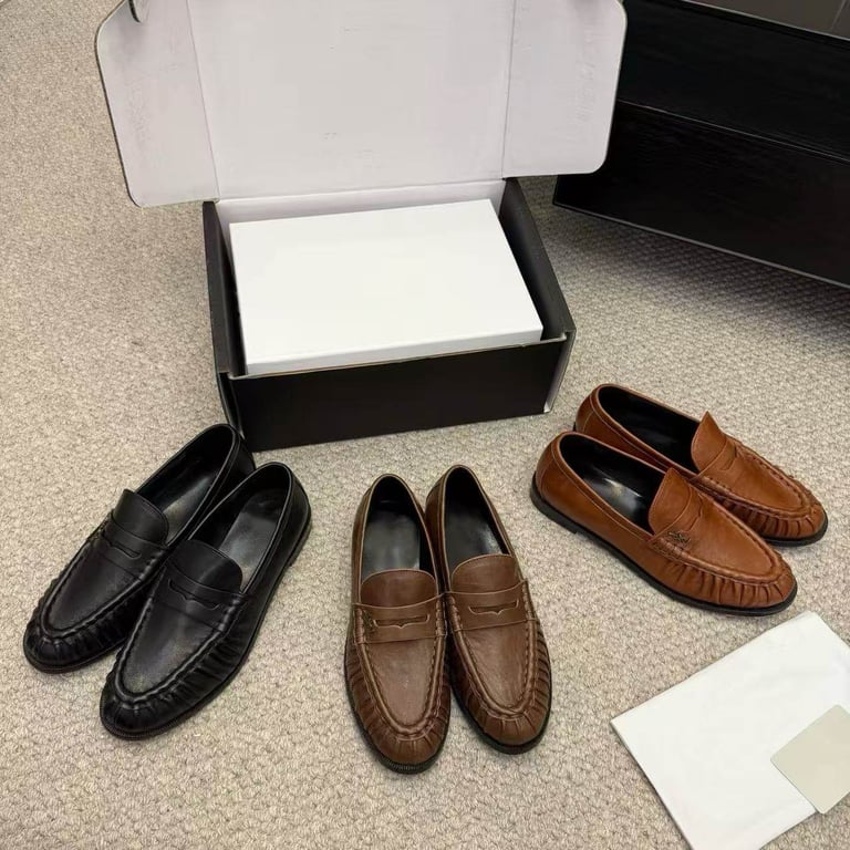 Saint Laurent Le Loafer Monogram Penny Loafers - 7