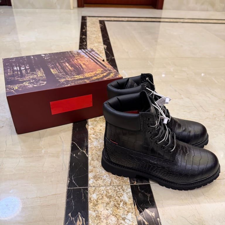 Timberland x Supreme 6-Inch Premium Boot Croc Embossed - 3