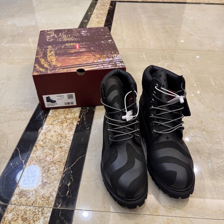 Supreme x Timberland 6-Inch Premium Boot Stars and Stripes Black - 4