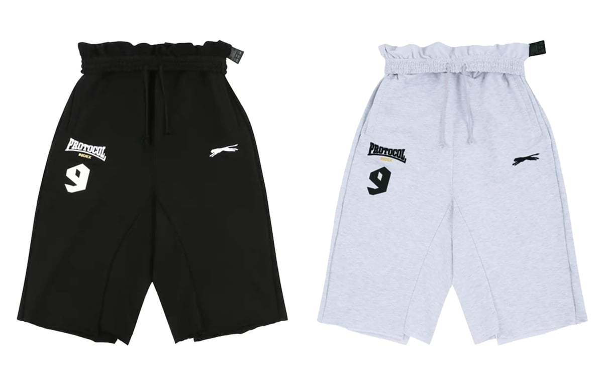 Protocol Index 9 Wide Leg Sweat Shorts - 2