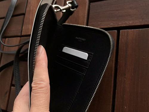 Balenciaga Passport Crossbody Bag Black - 4