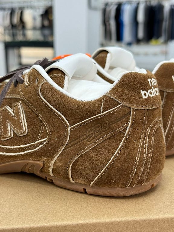 Miu Miu x New Balance 530 Brown Suede - 4