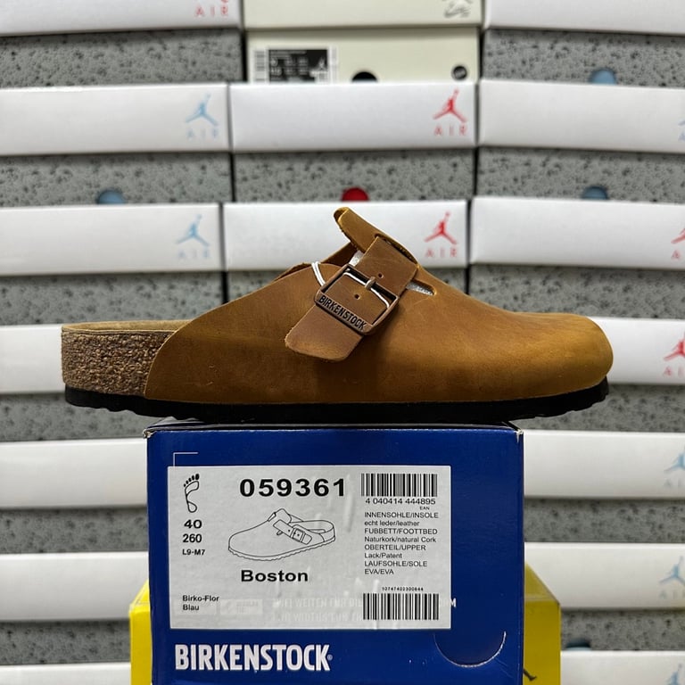 Birkenstock Boston Clogs Dark Brown