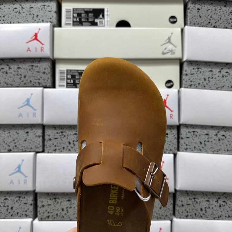 Birkenstock Boston Clogs Dark Brown - 3