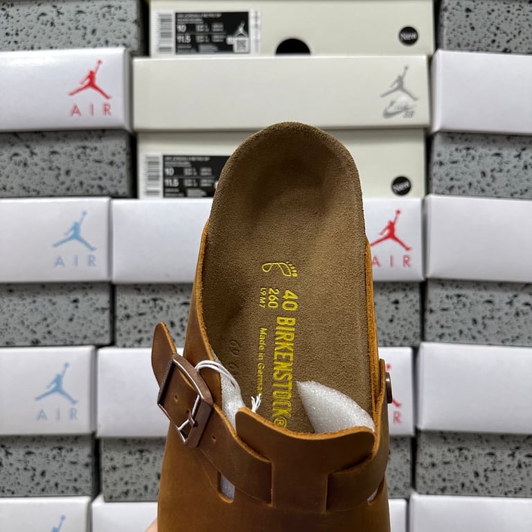 Birkenstock Boston Clogs Dark Brown - 5
