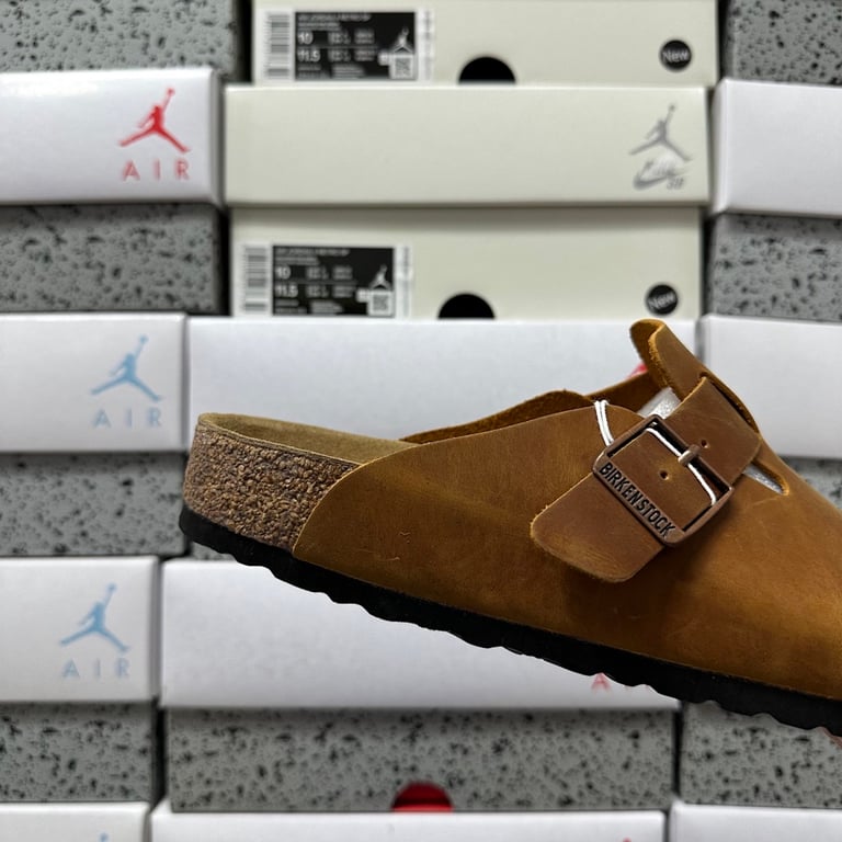 Birkenstock Boston Clogs Dark Brown - 7