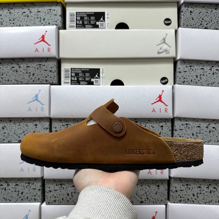 Birkenstock Boston Clogs Dark Brown - 10