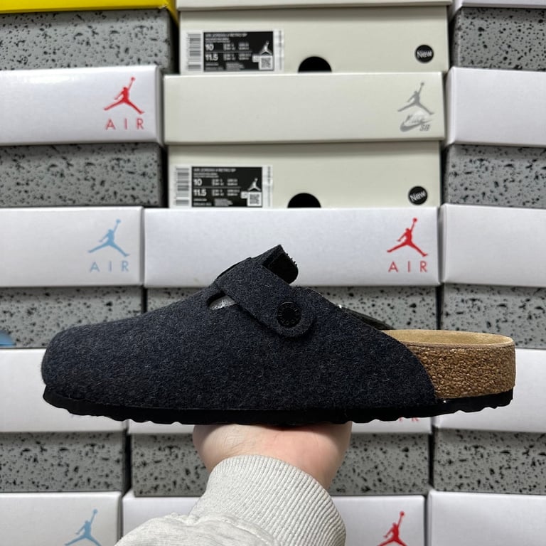 Birkenstock Boston Anthracite Felt - 6