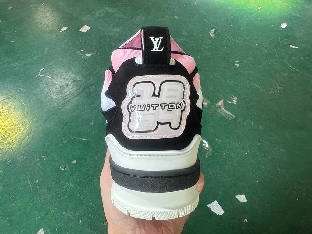 Louis Vuitton Skate Sneaker Black White Pink - 8