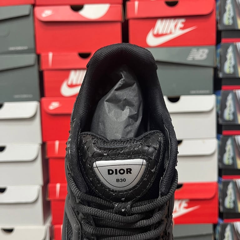 Dior B30 Python Mesh Black Year of the Snake - 5