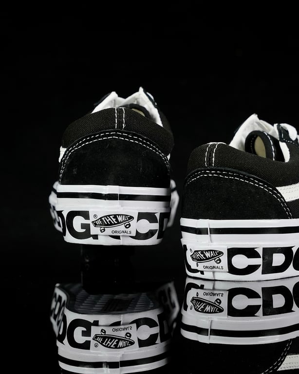 Vans Old Skool CDG Black White - 3