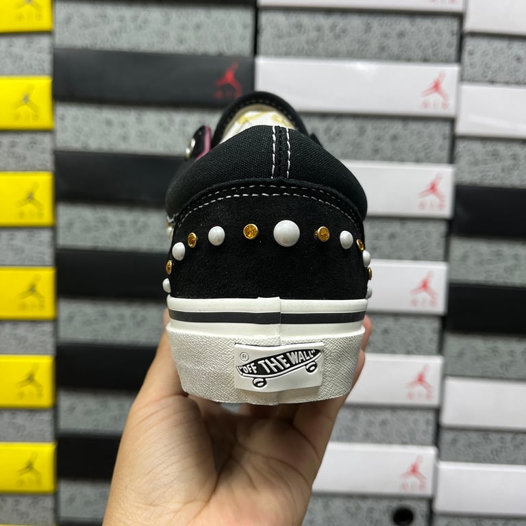 Vans Lx Old Skool 36 Pearlized Marshmallow Black - 4