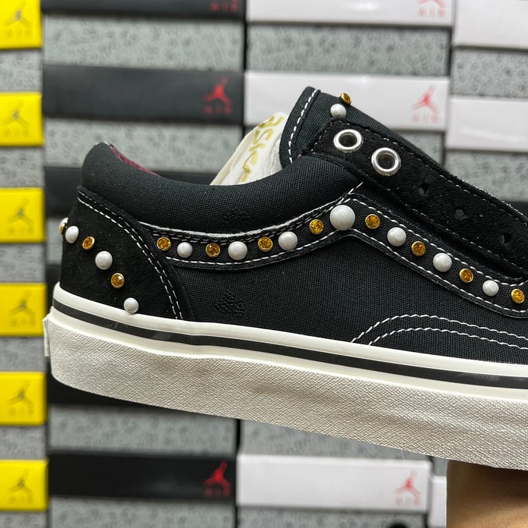 Vans Lx Old Skool 36 Pearlized Marshmallow Black - 8