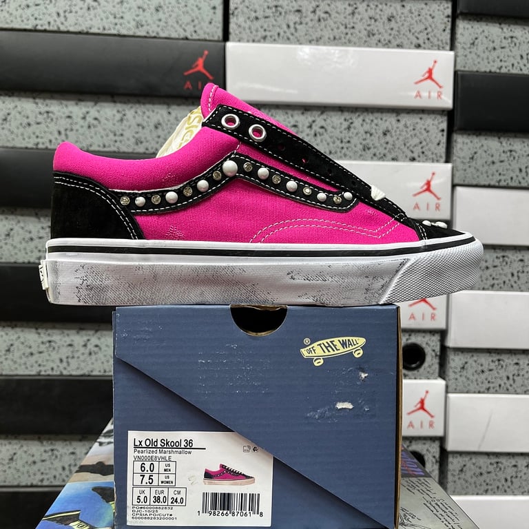 Vans Lx Old Skool 36 Pearlized Marshmallow Pink Black - 10