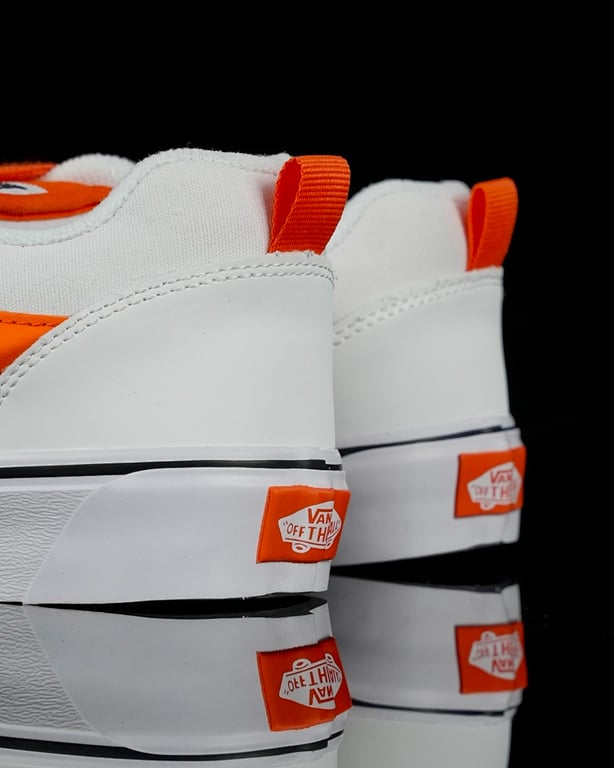 Vans Knu Skool White Orange - 4