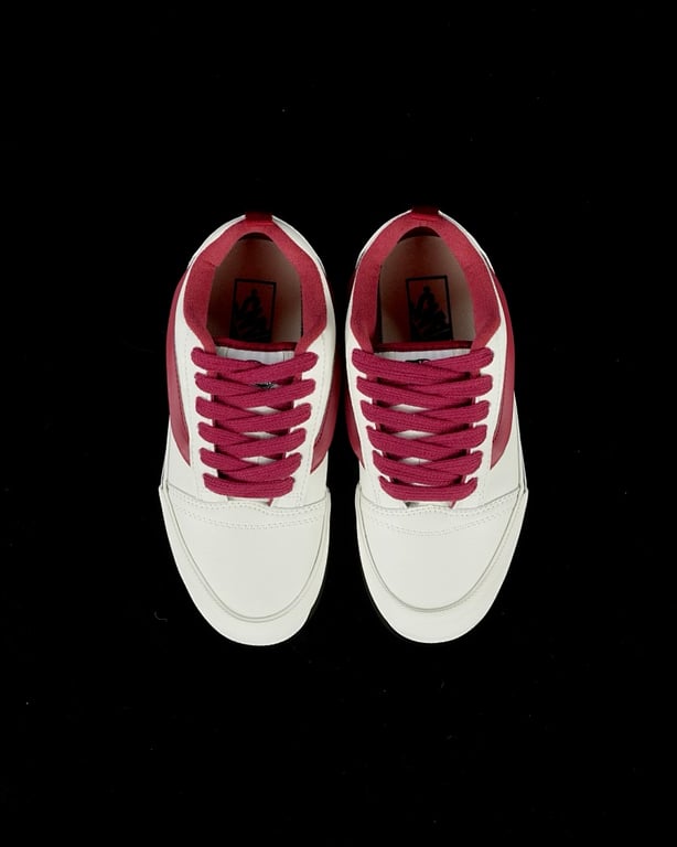 Vans Knu Skool White Red Leather - 9