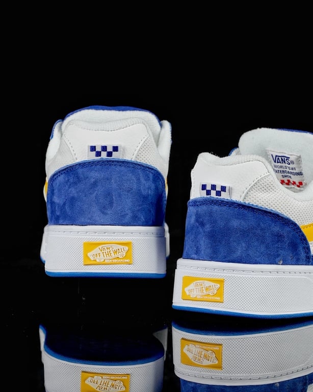 Vans Knu Skool Blue Yellow White - 3