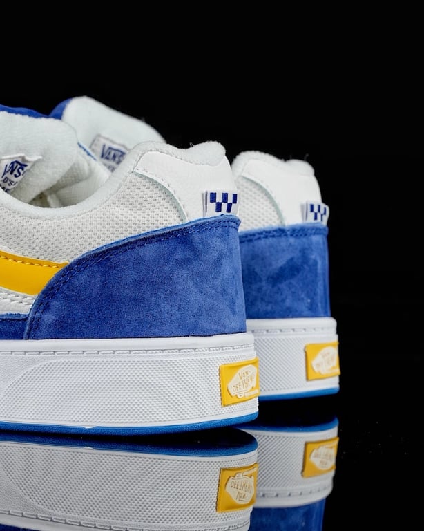 Vans Knu Skool Blue Yellow White - 4