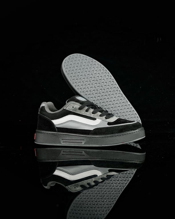 Vans Knu Skool Black Grey White - 6