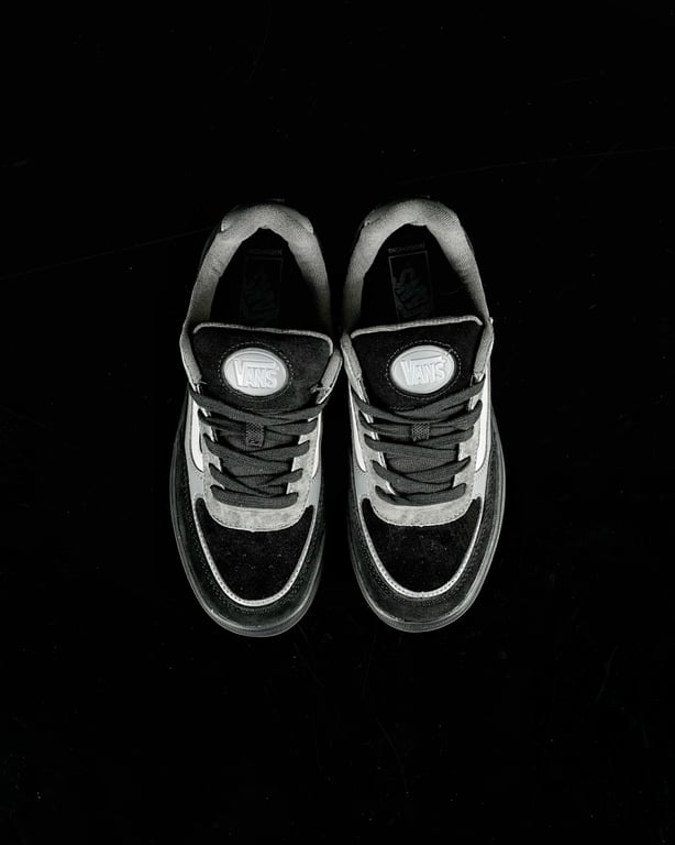 Vans Knu Skool Black Grey White - 9