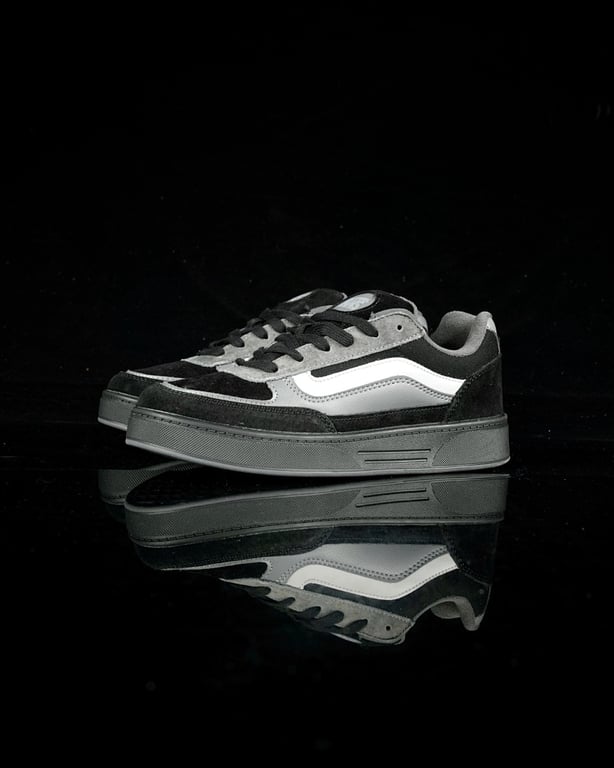 Vans Knu Skool Black Grey White - 10