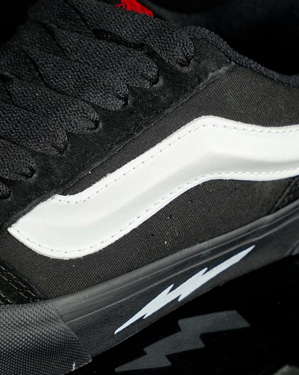Vans Knu Skool Black White Lightning - 7