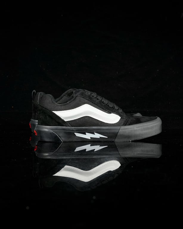 Vans Knu Skool Black White Lightning - 8