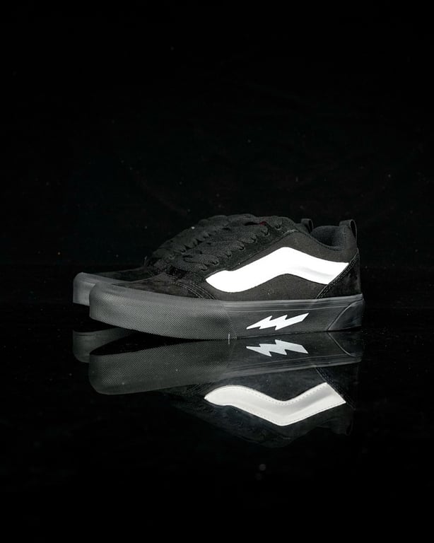 Vans Knu Skool Black White Lightning - 10