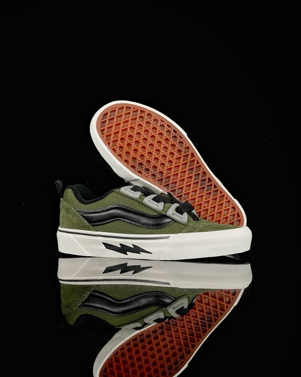 Vans Knu Skool Lightning Olive Green - 7