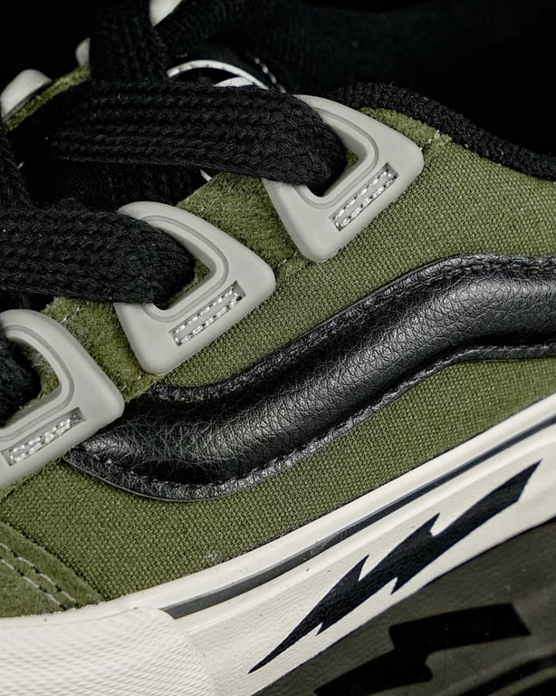 Vans Knu Skool Lightning Olive Green - 8