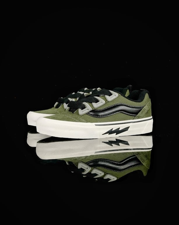 Vans Knu Skool Lightning Olive Green - 10