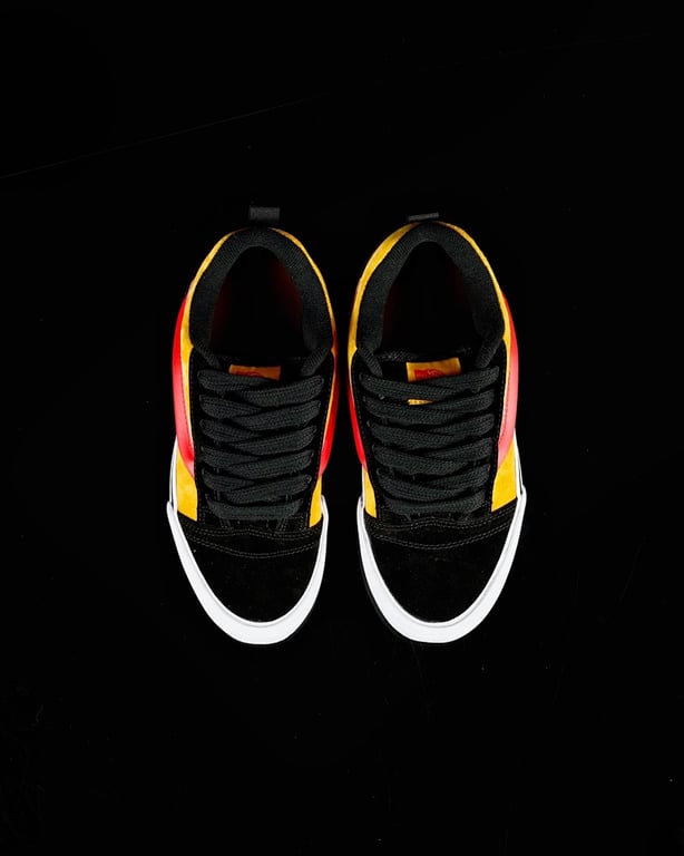 Vans Knu Skool Black Yellow Red - 9