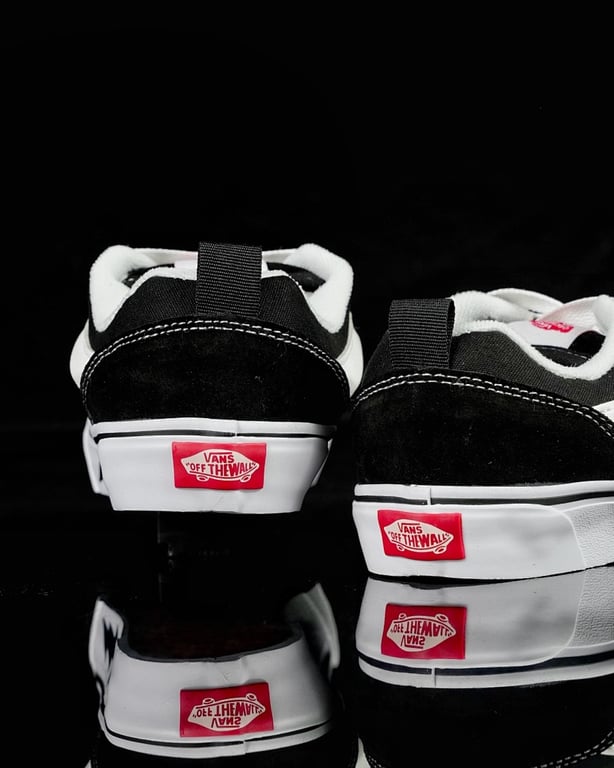 Vans Knu Skool Black White Lightning - 3