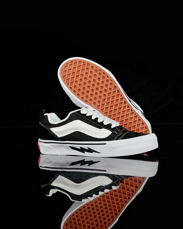 Vans Knu Skool Black White Lightning - 6