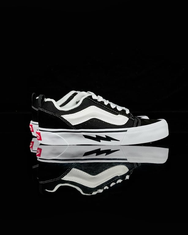 Vans Knu Skool Black White Lightning - 8