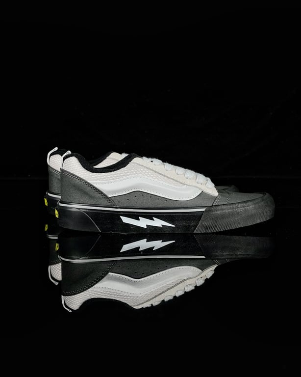 Vans Knu Skool Black Grey Lightning - 8