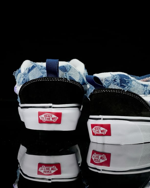 Vans Knu Skool Distressed Denim Black - 3