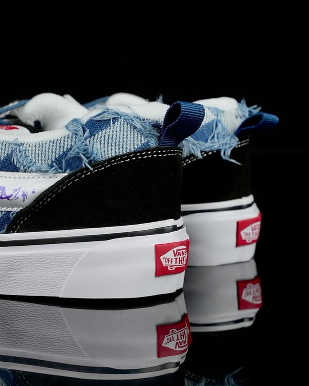 Vans Knu Skool Distressed Denim Black - 4