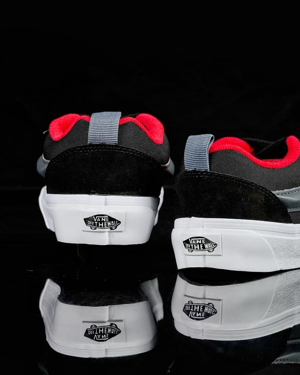 Vans Knu Skool Black Red Cordura - 3